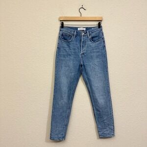 ARITZIA DENIM FORUM The Yoko High Rise Slim Jeans Picture This Bleu